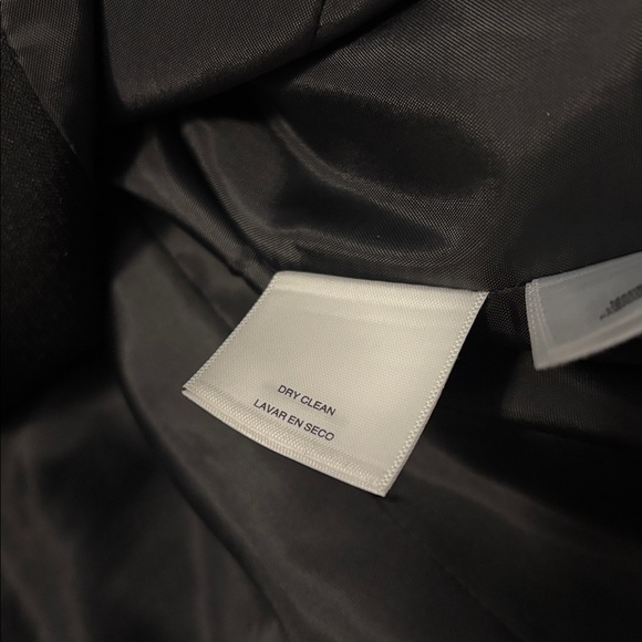 Le Suit espresso & black houndstooth belted blazer jacket SZ 18 workwear NWT - Picture 5 of 13